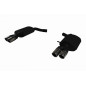 Scarico sportivo Audi A4 typ B7 QUATTRO (2004-2007) - rotondo Ø70 (Cod. U-101-423/70rs)