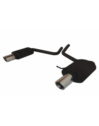 Scarico sportivo Audi A4 typ B6 (2000-2004) - rotondo Ø90 (Cod. U-101-325/90rs)
