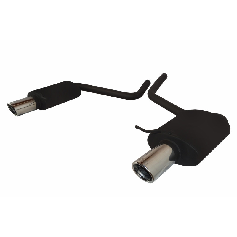 Scarico sportivo Audi A4 typ B6 (2000-2004) - rotondo Ø90 (Cod. U-101-325/90rs)
