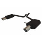 Scarico sportivo Audi A4 typ B6 (2000-2004) - rotondo Ø90 (Cod. U-101-325/90rs)