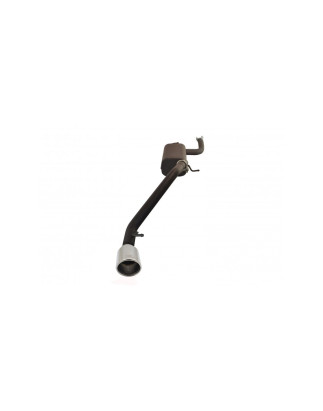 Scarico sportivo Mazda 3 BL (2009-2012) - rotondo Ø100 (Cod. U-116-116/101rsalu)