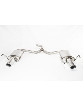 Scarico sportivo Alfa Romeo 159 (2005-2011) - rotondo Ø90 (Cod. U-UI4e1)