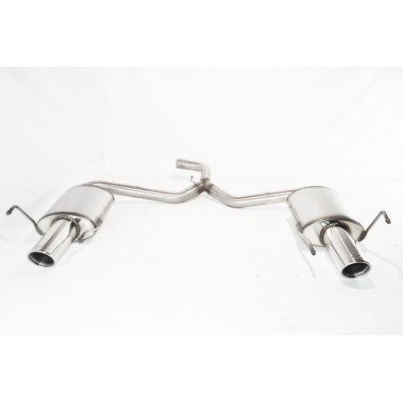 Scarico sportivo Alfa Romeo 159 (2005-2011) - rotondo Ø90 (Cod. U-UI4e1)