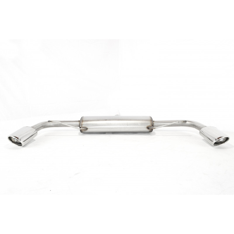 Scarico sportivo Audi TT typ 8J (2007-2013) - ovale 120×80 (Cod. U-YSE81)