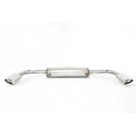 Scarico sportivo Audi TT typ 8J (2007-2013) - ovale 120×80 (Cod. U-YSE81)