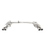 Scarico sportivo Audi A4 typ B8 /8K (2011-2015) - rotondo Ø70 (Cod. U-101-40670rsP)