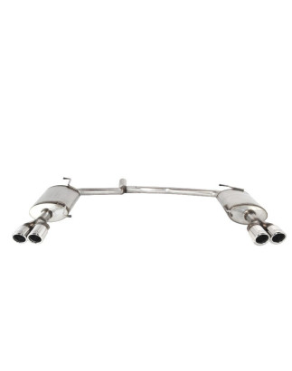 Scarico sportivo Audi A4 typ B8 /8K (2011-2015) - rotondo Ø70 (Cod. U-101-40670rsP)
