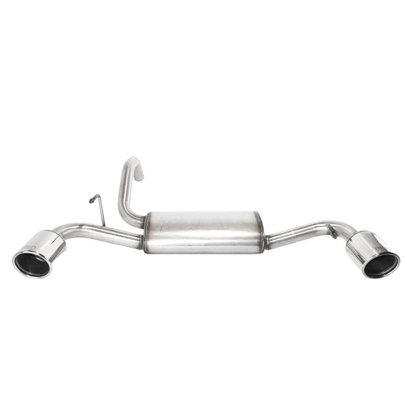 Scarico sportivo Fiat 500 ABARTH (2008-nadal) - rotondo Ø100 (Cod. U-107-315/101rs-P)