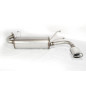 Scarico sportivo Mazda MX5 typ NB (1998-2005) - ovale 120×80 (Cod. U-M3IB1)