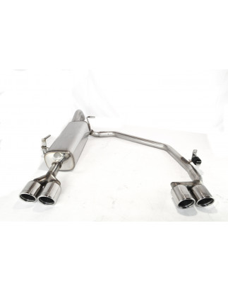 Scarico sportivo Peugeot RCZ (2010-2015) - rotondo Ø90 (Cod. U-Q5yj1)