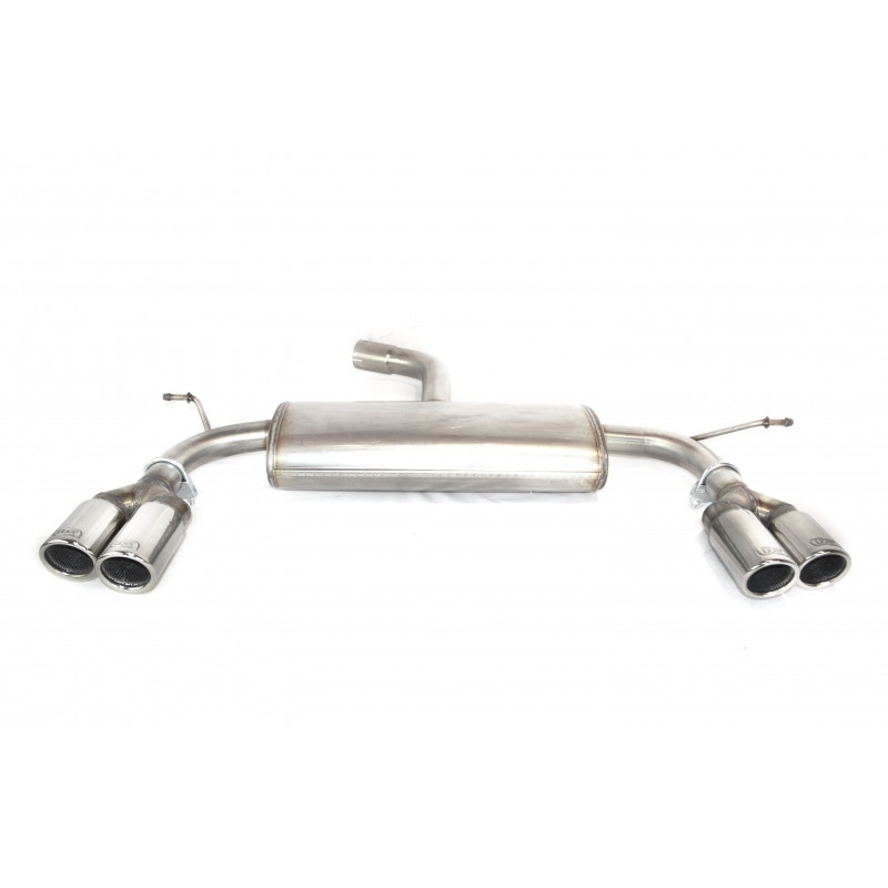 Scarico sportivo Volkswagen Touran (2003-2010) - rotondo Ø70 (Cod. U-rewL1)