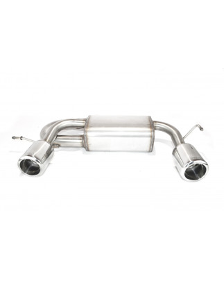 Scarico sportivo Audi TT Quattro typ 8N (1998-2006) - rotondo Ø100 (Cod. U-RKqr1)