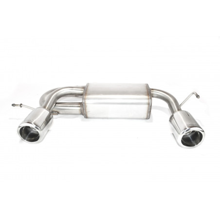 Scarico sportivo Audi TT Quattro typ 8N (1998-2006) - rotondo Ø100 (Cod. U-RKqr1)