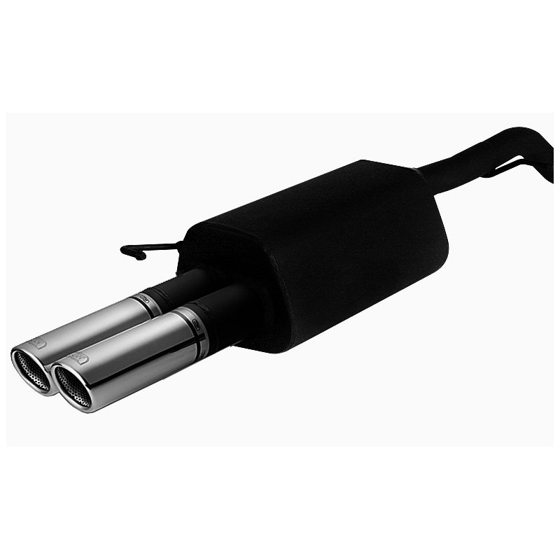 Scarico sportivo Peugeot 208 (2012-2019) - rotondo Ø70 (Cod. U-121-119)