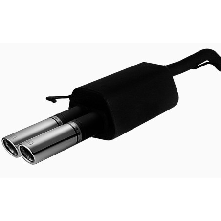 Scarico sportivo Peugeot 208 (2012-2019) - rotondo Ø70 (Cod. U-121-119)