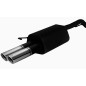 Scarico sportivo Peugeot 208 (2012-2019) - rotondo Ø70 (Cod. U-121-119)
