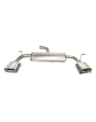 Scarico sportivo Volkswagen Touran (2003-2010) - ovale 145×75 (Cod. U-129-317/21-1P)