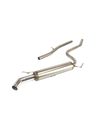 Scarico sportivo Fiat Seicento (1998-2010) - rotondo Ø60 (Cod. U-107-106-RP)