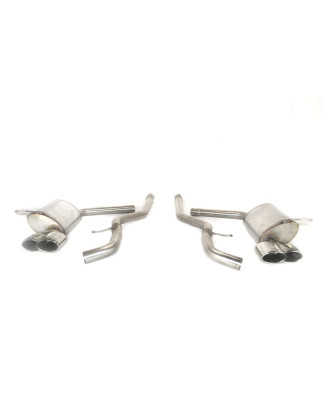 Scarico sportivo Mercedes E-CLASSE W211 (2001-2008) - ovale 220×80 (Cod. U-117-402-55P)