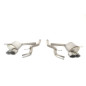 Scarico sportivo Mercedes E-CLASSE W211 (2001-2008) - ovale 220×80 (Cod. U-117-402-55P)