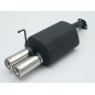 Scarico sportivo Honda Civic VII HATCHBACK (2002-2006) - rotondo Ø80 (Cod. U-110-207)
