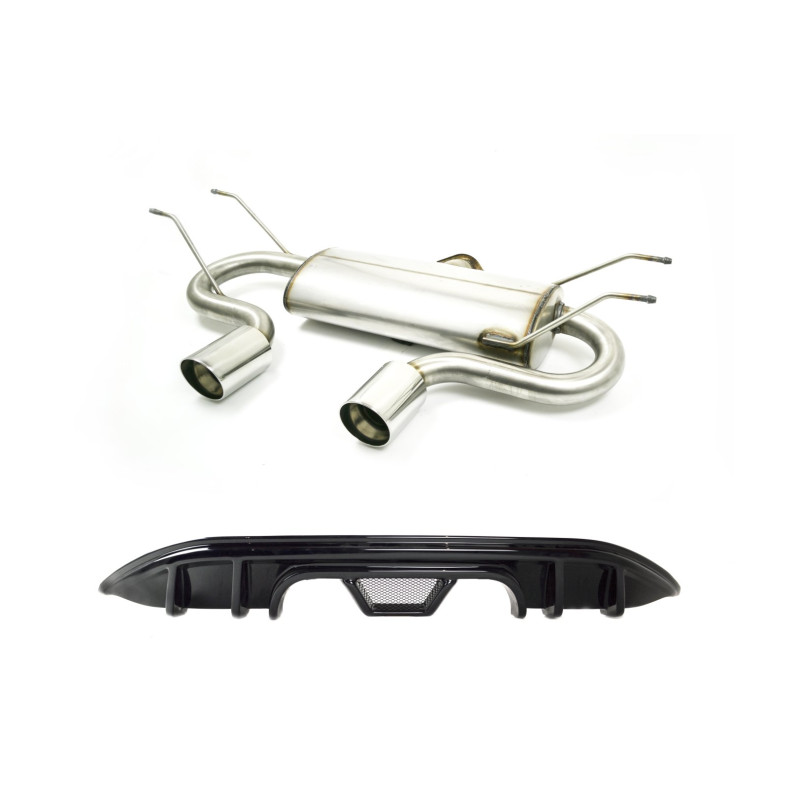 Scarico sportivo Mazda MX5 typ ND (2014-2026) - rotondo Ø90 (Cod. U-d116-318P)