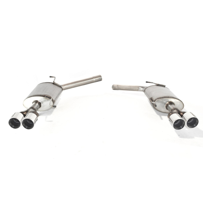 Scarico sportivo Audi S6 C6 (2005-2010) - rotondo Ø80 (Cod. U-m101-433-61 P)
