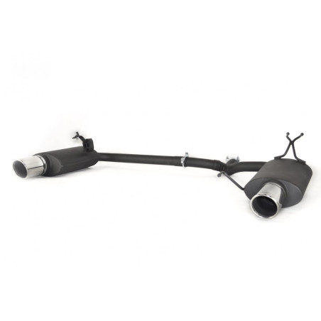 Scarico sportivo Honda Accord VIII (2008-2015) - rotondo Ø100 (Cod. U-110-326/101rs)