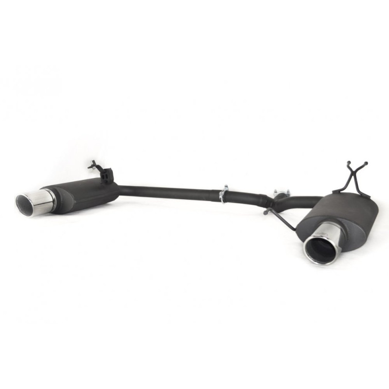 Scarico sportivo Honda Accord VIII (2008-2015) - rotondo Ø90 (Cod. U-110-326/101rs_1)