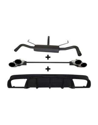 Scarico sportivo Alfa Romeo Giulietta (2010-2016) - ovale - (Cod. U-d100-413-27)