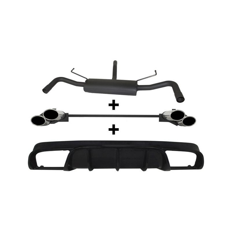 Scarico sportivo Alfa Romeo Giulietta (2010-2016) - ovale - (Cod. U-d100-413-27)