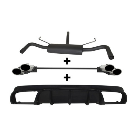 Scarico sportivo Alfa Romeo Giulietta (2010-2016) - ovale - (Cod. U-d100-413-27)