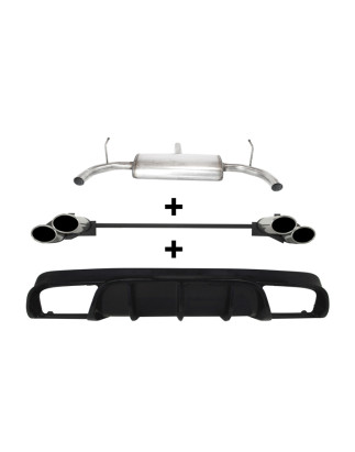 Scarico sportivo Alfa Romeo Giulietta (2010-2016) - ovale - (Cod. U-d100-412/27 P_1)