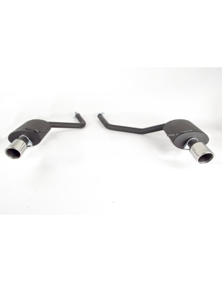 Scarico sportivo Audi A4 typ B7 FWD (2004-2008) - rotondo Ø90 (Cod. U-101-340/90rs_)