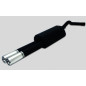 Scarico sportivo Audi A4 typ B5 (1994-2001) - rettangolare 80×65 (Cod. U-DQBm101-202)