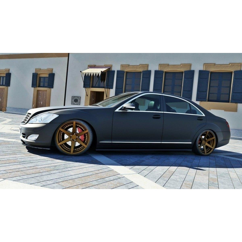 Diffusori minigonne MERCEDES S-CLASS W221 LONG (Cod. M-ME-S-W221-SD1G)