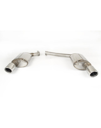 Scarico sportivo Audi A4 typ B8 (2007-2011) - rotondo Ø90 (Cod. U-101-324/90rs_P)