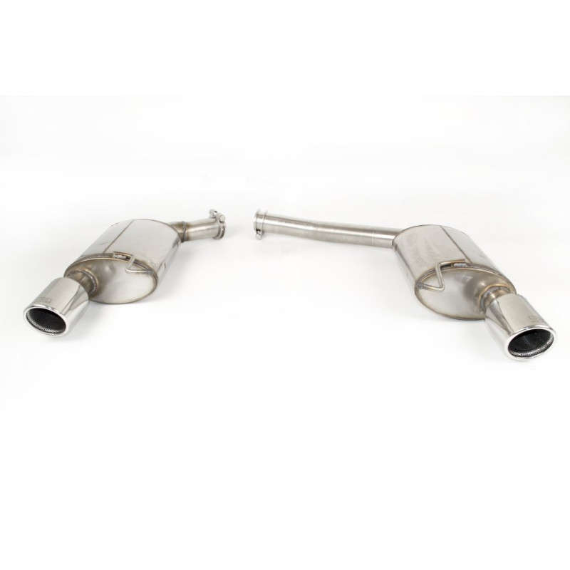 Scarico sportivo Audi A4 typ B8 (2007-2011) - rotondo Ø90 (Cod. U-101-324/90rs_P)