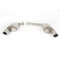 Scarico sportivo Audi A4 typ B8 (2007-2011) - rotondo Ø90 (Cod. U-101-324/90rs_P)