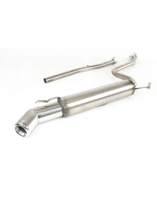 Scarico sportivo Fiat Seicento (1998-2010) - rotondo Ø80 (Cod. U-107-106/07-2 P_)