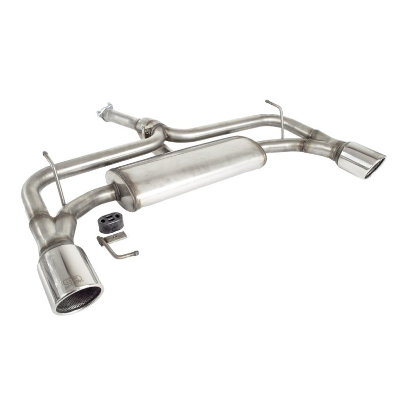 Scarico sportivo Alfa Romeo Giulietta (2010-2016) - rotondo Ø100 (Cod. U-100-313Z/101rs-Pn)