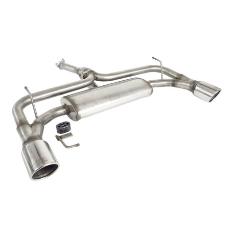 Scarico sportivo Alfa Romeo Giulietta (2010-2016) - rotondo Ø100 (Cod. U-100-313Z/101rs-Pn)