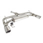 Scarico sportivo Alfa Romeo Giulietta (2010-2016) - rotondo Ø100 (Cod. U-100-313Z/101rs-Pn)