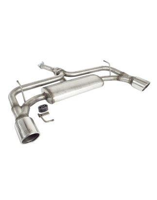 Scarico sportivo Alfa Romeo Giulietta (2010-2016) - rotondo Ø100 (Cod. U-100-313Z/101rs-Pn)