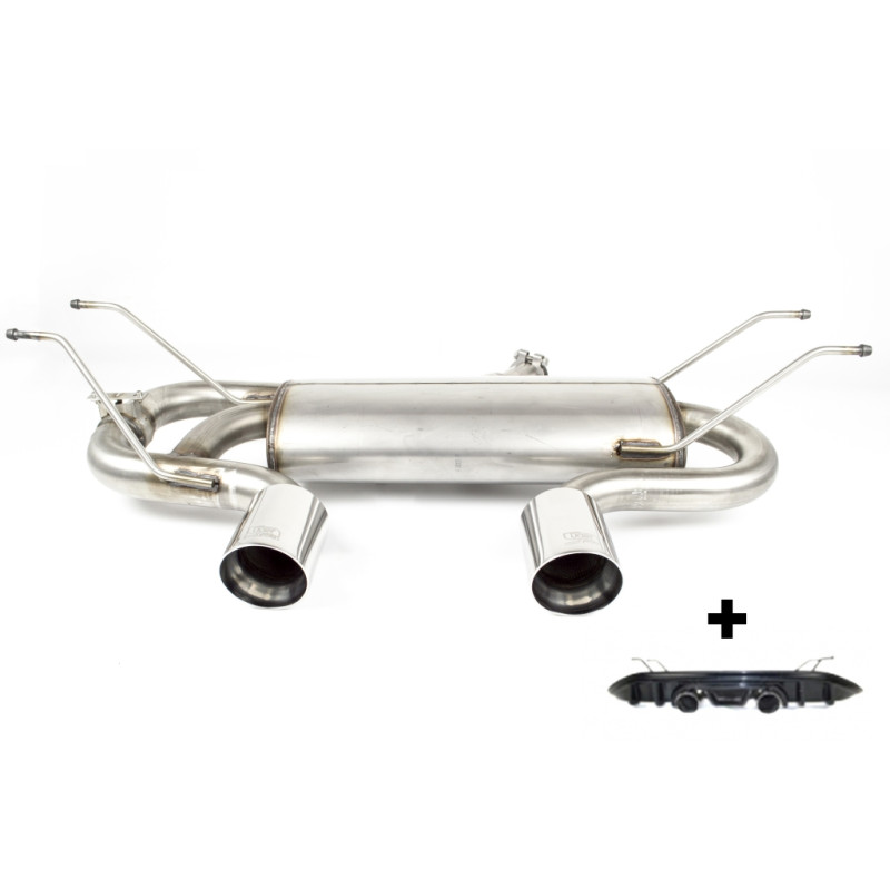 Scarico sportivo Mazda MX5 typ ND (2014-2026) - rotondo Ø90 (Cod. U-d116-318ZB-91 P)