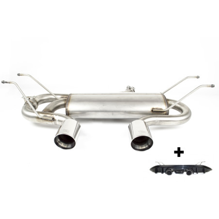 Scarico sportivo Mazda MX5 typ ND (2014-2026) - rotondo Ø90 (Cod. U-d116-318ZB-91 P)