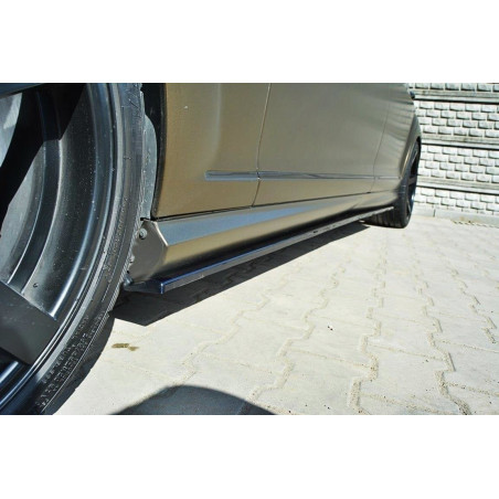 Diffusori minigonne MERCEDES S-CLASS W221 AMG LWB (Cod. M-ME-S-W221-AMG-SD1G)