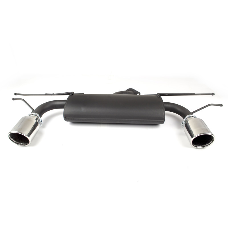 Scarico sportivo Mazda CX-3 (2015-2019) - rotondo Ø100 (Cod. U-116-319/101rs front)