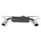 Scarico sportivo Mazda CX-3 (2015-2019) - rotondo Ø100 (Cod. U-116-319/101rs front)