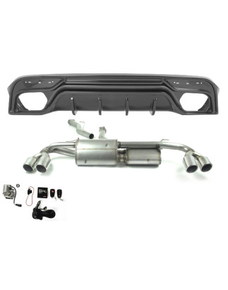 Scarico sportivo Alfa Romeo Stelvio (2016-nadal) - rotondo Ø90 (Cod. U-d100-419ZV_)